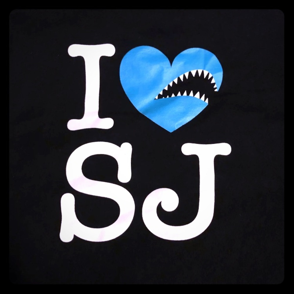 I love SJ Sharks T-shirt